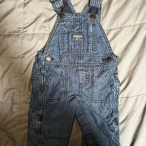 OshKosh B’gosh Denim Overalls Bibs Infant 6M NWOT